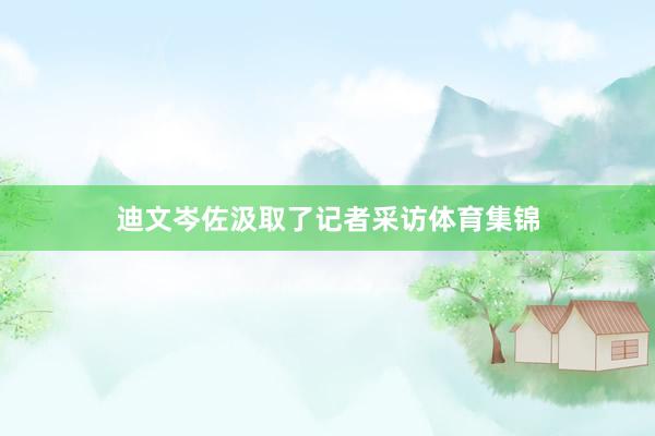 迪文岑佐汲取了记者采访体育集锦