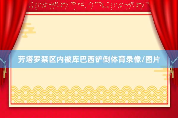 劳塔罗禁区内被库巴西铲倒体育录像/图片