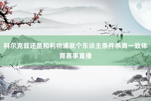 科尔克兹还是和利物浦就个东谈主条件杀青一致体育赛事直播