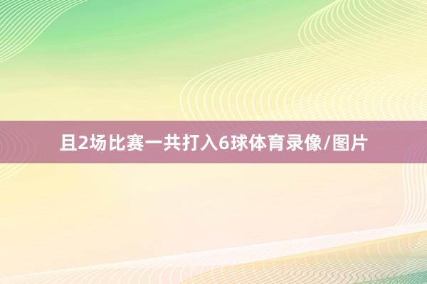 且2场比赛一共打入6球体育录像/图片