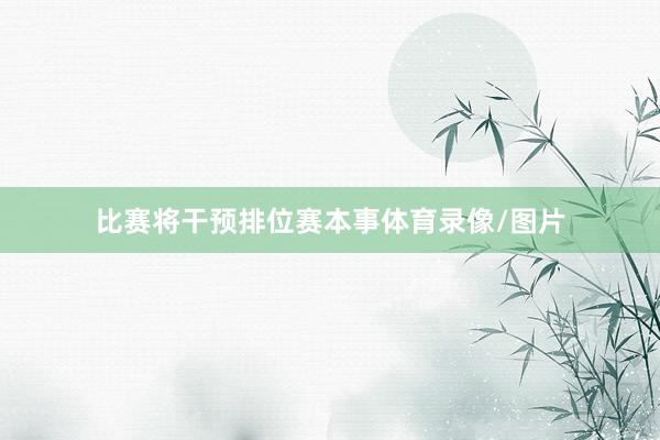 比赛将干预排位赛本事体育录像/图片