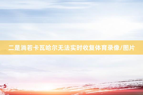二是淌若卡瓦哈尔无法实时收复体育录像/图片