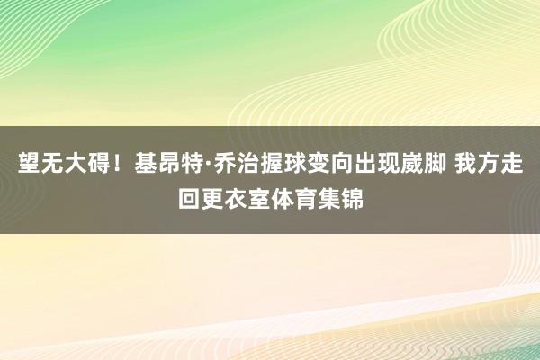 望无大碍！基昂特·乔治握球变向出现崴脚 我方走回更衣室体育集锦