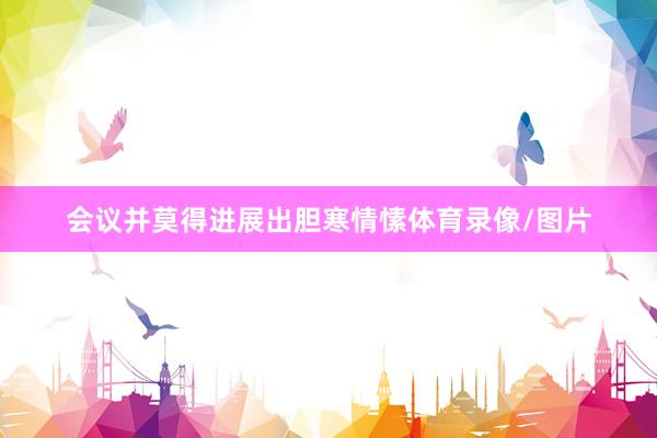 会议并莫得进展出胆寒情愫体育录像/图片