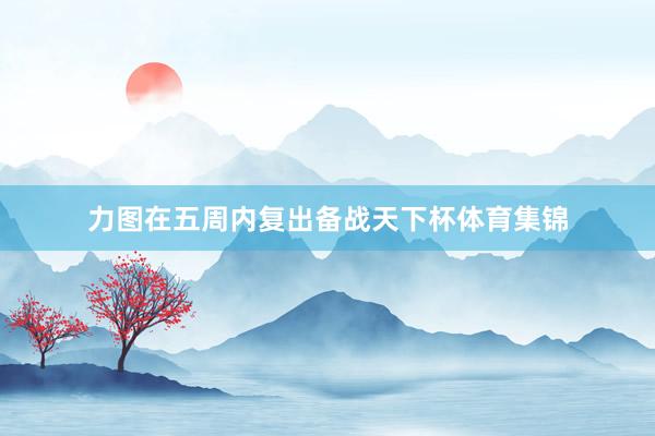 力图在五周内复出备战天下杯体育集锦