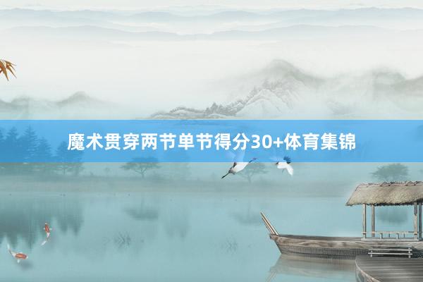 魔术贯穿两节单节得分30+体育集锦