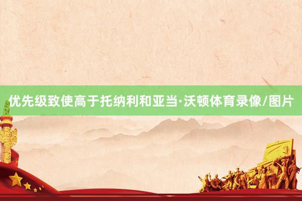 优先级致使高于托纳利和亚当·沃顿体育录像/图片