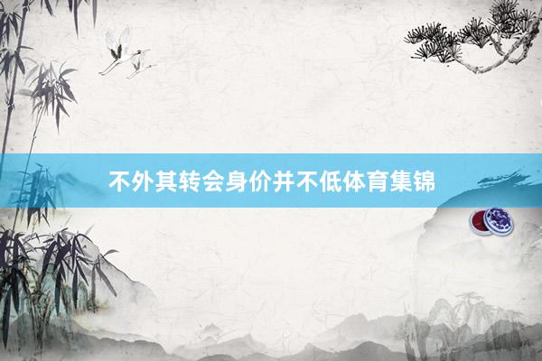 不外其转会身价并不低体育集锦