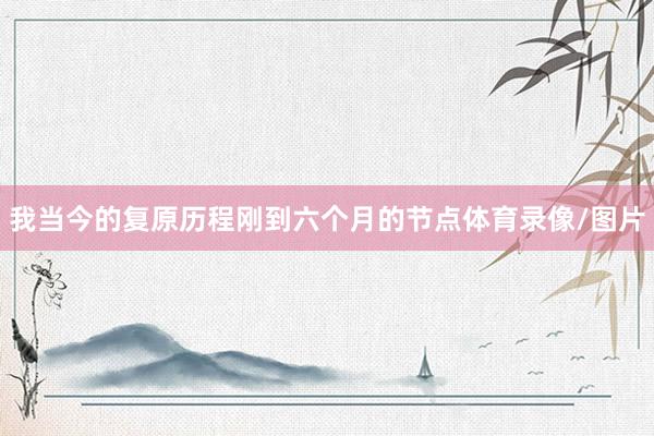 我当今的复原历程刚到六个月的节点体育录像/图片