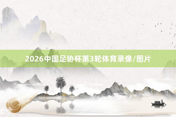 2026中国足协杯第3轮体育录像/图片
